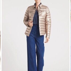 THE HARROW ROYALE | DOWN SHIRT | METALLIC GOLD